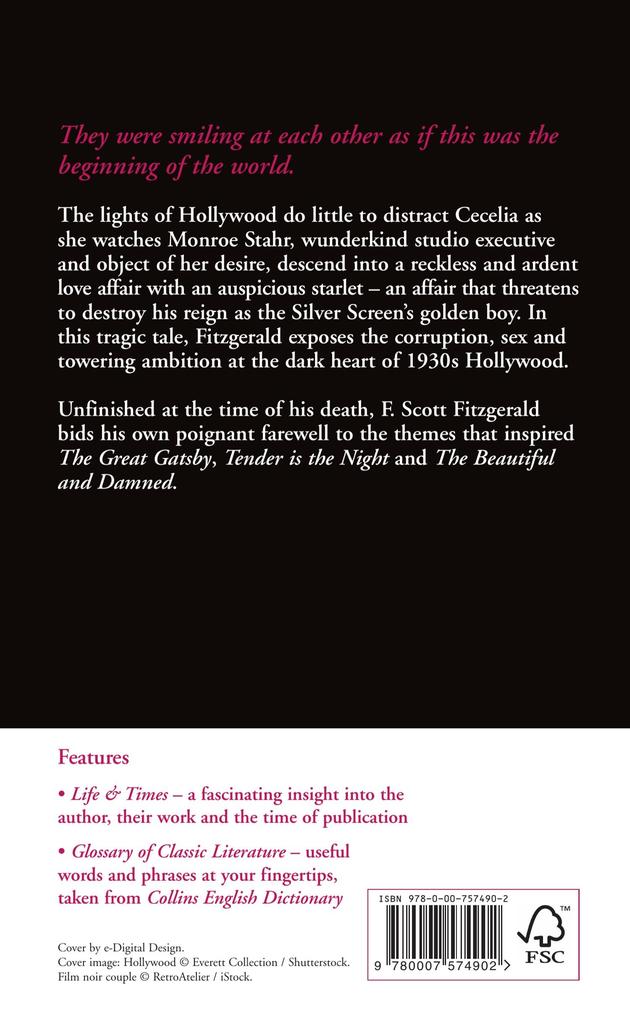 Weitere Ansicht: The Last Tycoon | F. Scott Fitzgerald