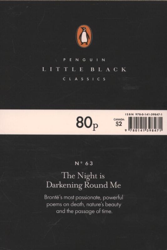 Weitere Ansicht: The Night is Darkening Round Me | Emily Brontë
