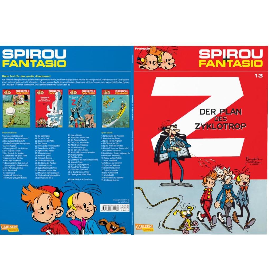 Weitere Ansicht: Spirou und Fantasio 13. Der Plan des Zyklotrop | Andre Franquin