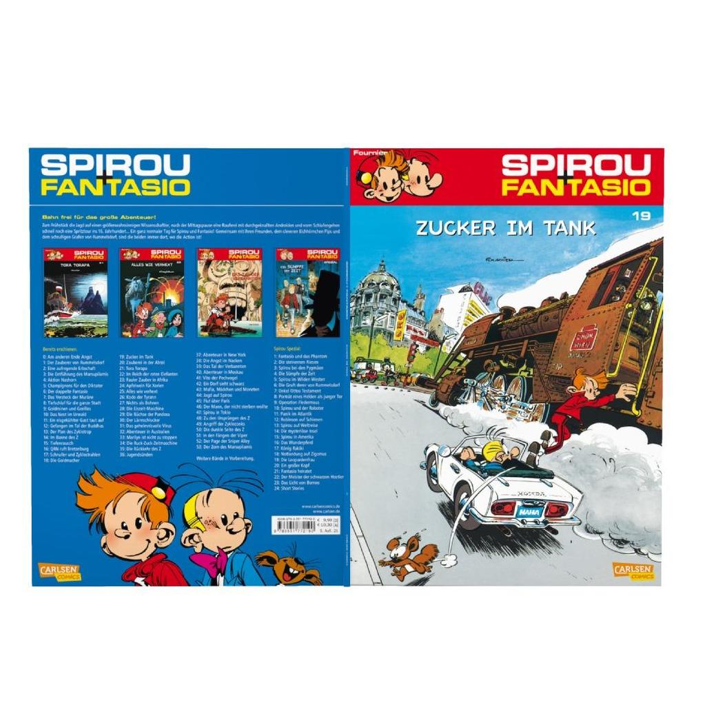 Weitere Ansicht: Spirou und Fantasio 19. Zucker im Tank | Fournier, Jean-Claude Fournier