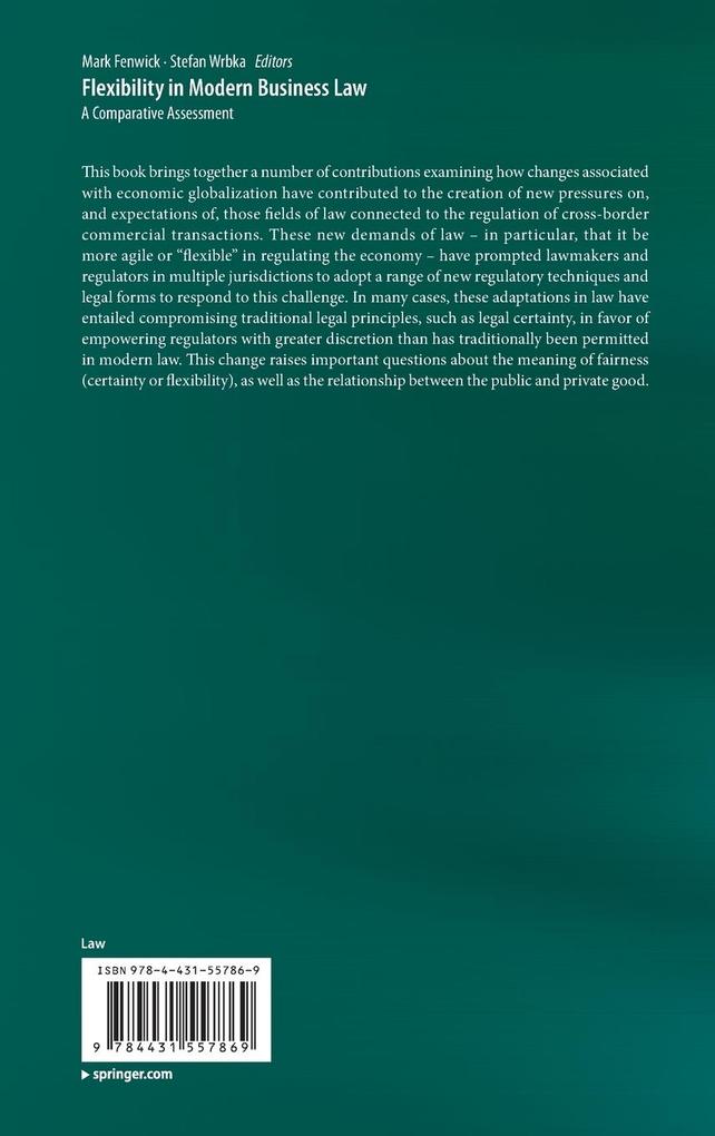 Weitere Ansicht: Flexibility in Modern Business Law