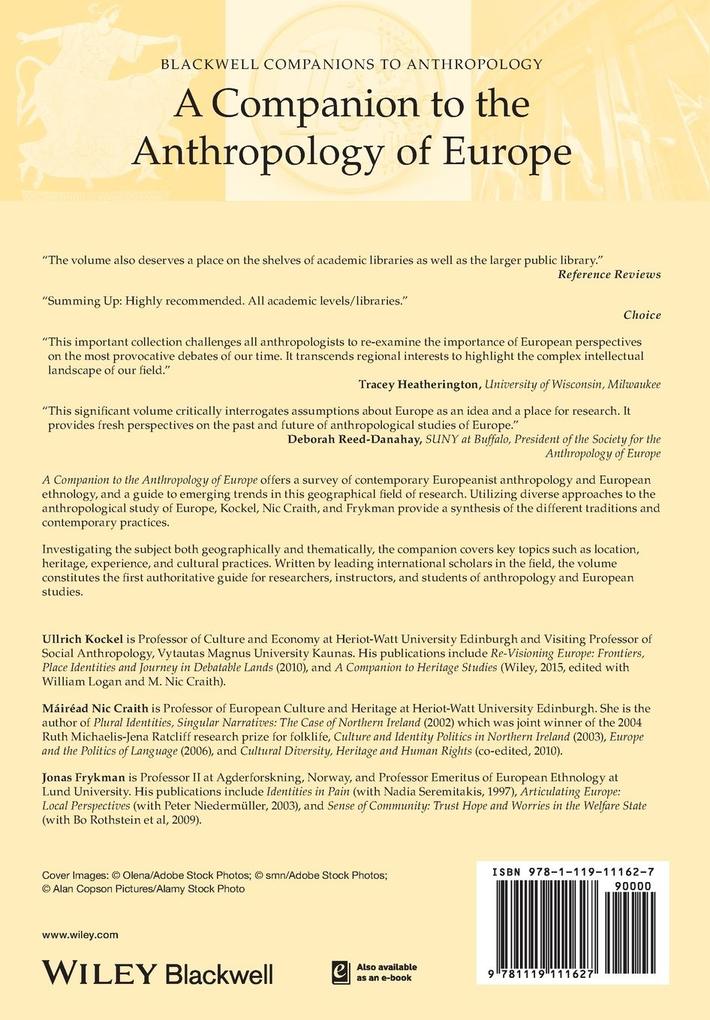 Weitere Ansicht: A Companion to the Anthropology of Europe