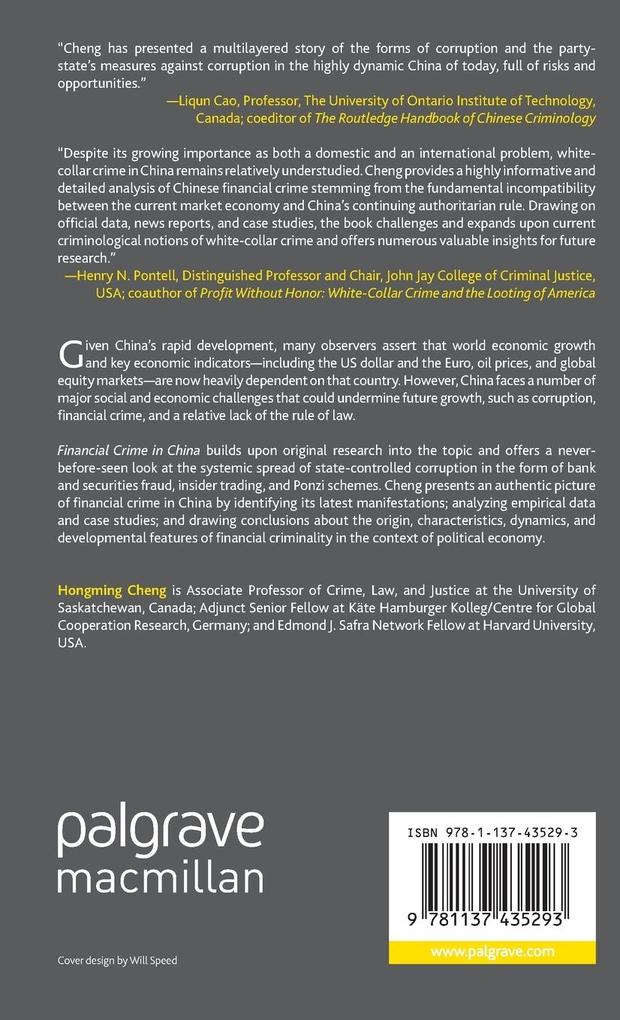 Weitere Ansicht: Financial Crime in China | Hongming Cheng