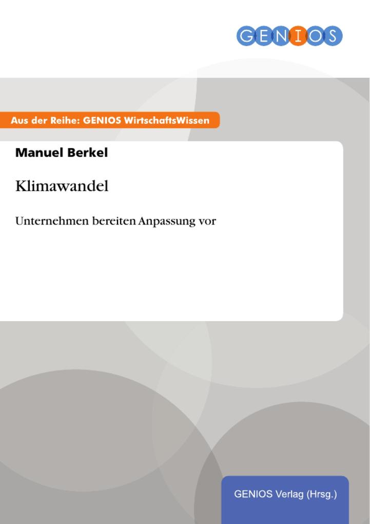 Produktbild: Klimawandel | Manuel Berkel