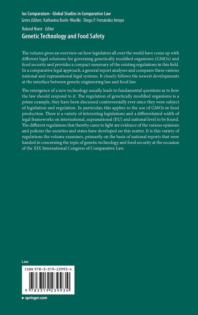 Weitere Ansicht: Genetic Technology and Food Safety