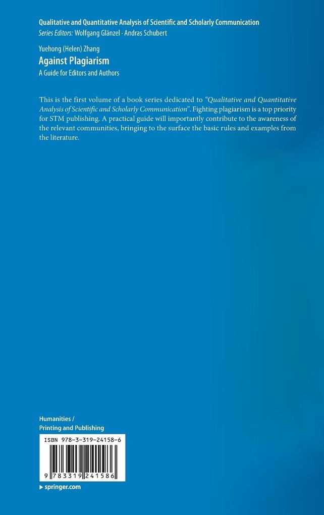Weitere Ansicht: Against Plagiarism | Yuehong (Helen) Zhang