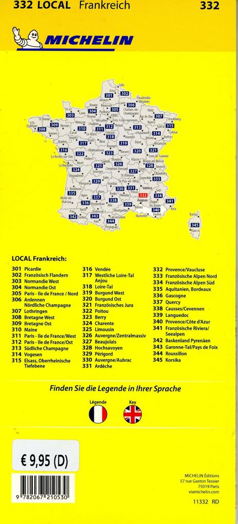 Weitere Ansicht: Michelin Provence - Vaucluse - Local 332