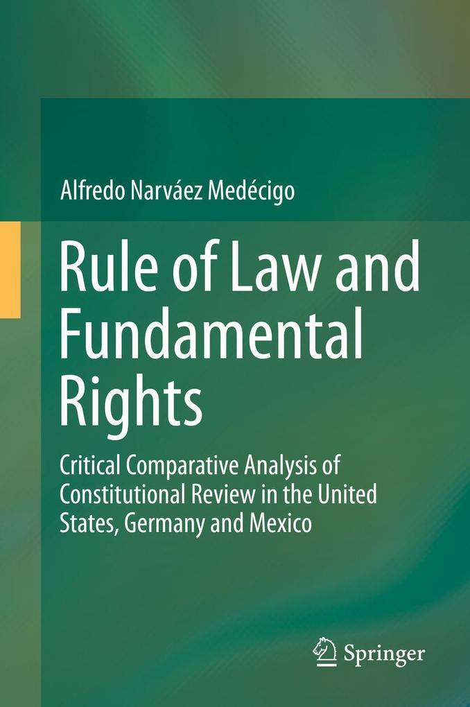 Produktbild: Rule of Law and Fundamental Rights | Alfredo Narváez Medécigo