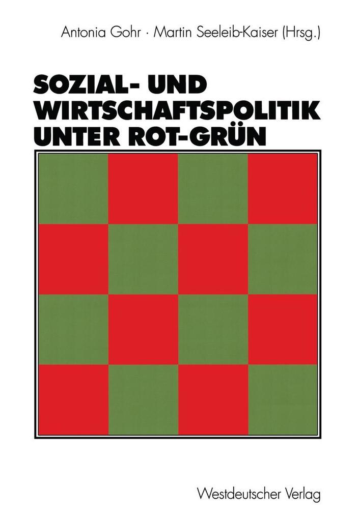 Produktbild: Sozial- und Wirtschaftspolitik unter Rot-Grün