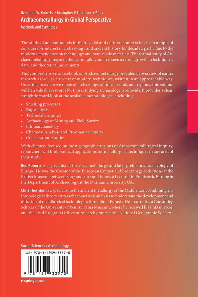 Weitere Ansicht: Archaeometallurgy in Global Perspective
