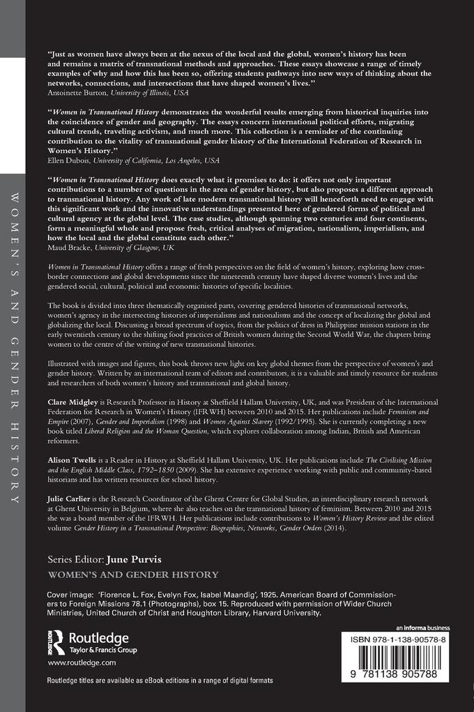 Weitere Ansicht: Women in Transnational History
