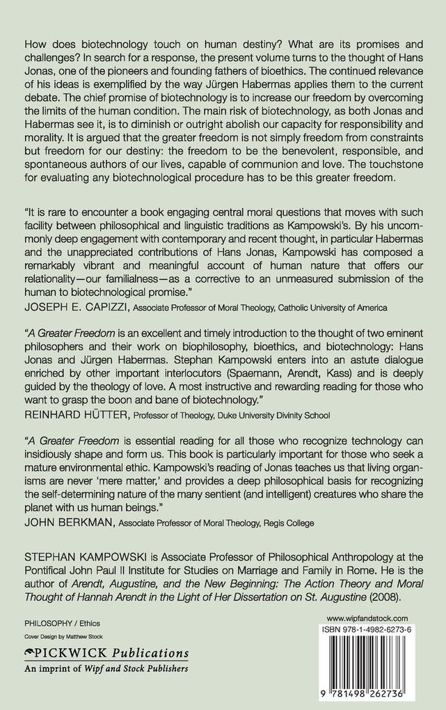 Weitere Ansicht: A Greater Freedom | Stephan Kampowski