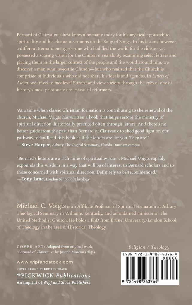 Weitere Ansicht: Letters of Ascent | Michael C. Voigts