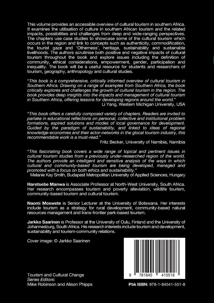 Weitere Ansicht: Cultural Tourism in Southern Africa