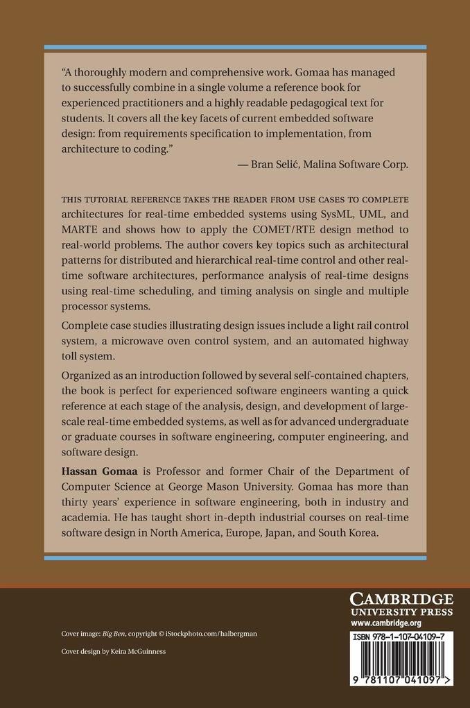 Weitere Ansicht: Real-Time Software Design for Embedded Systems | Hassan Gomaa