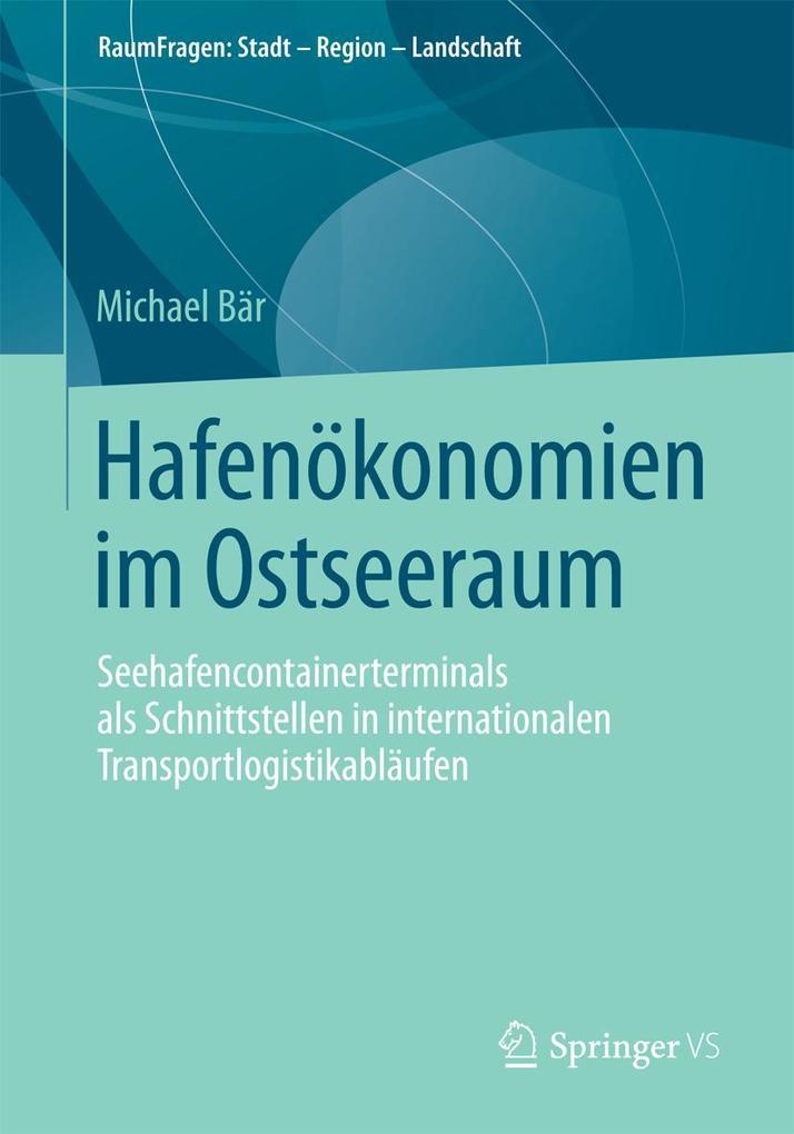 Produktbild: Hafenökonomien im Ostseeraum | Michael Bär