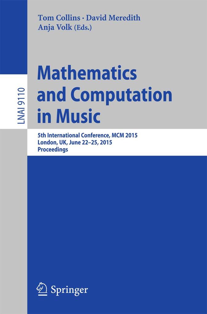 Produktbild: Mathematics and Computation in Music