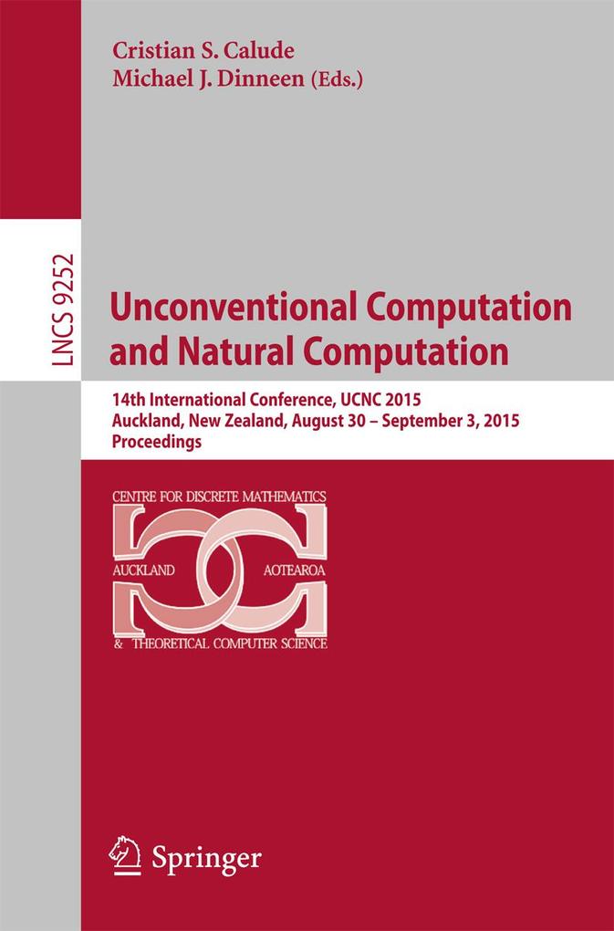 Produktbild: Unconventional Computation and Natural Computation