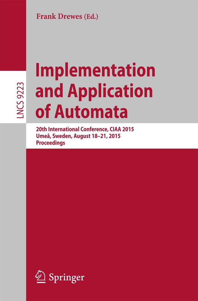 Produktbild: Implementation and Application of Automata