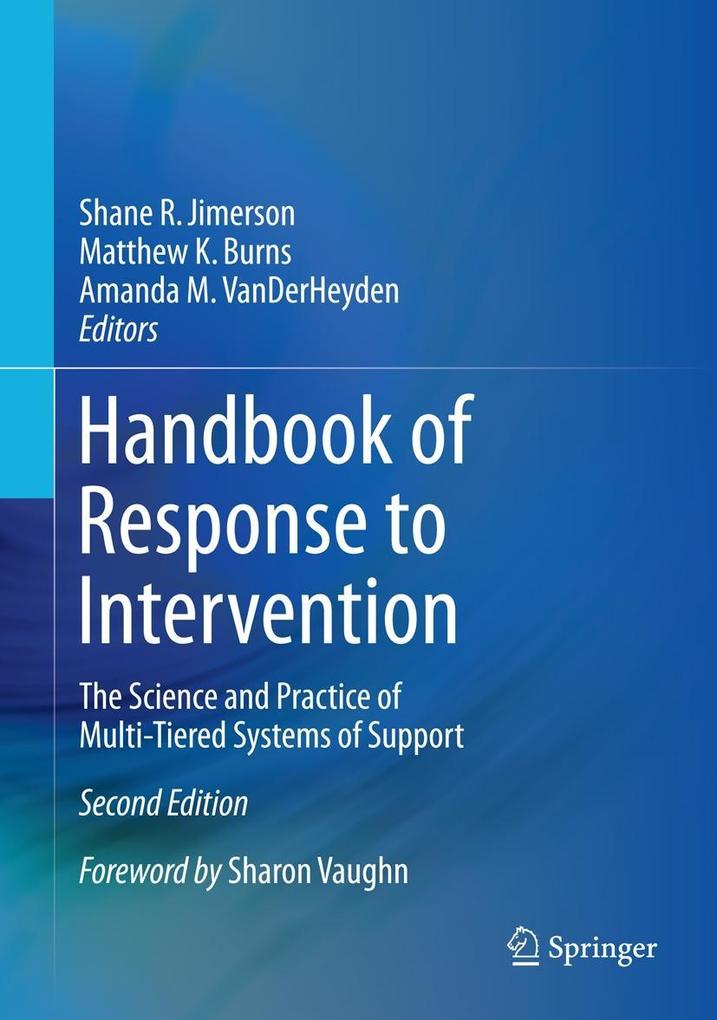 Produktbild: Handbook of Response to Intervention