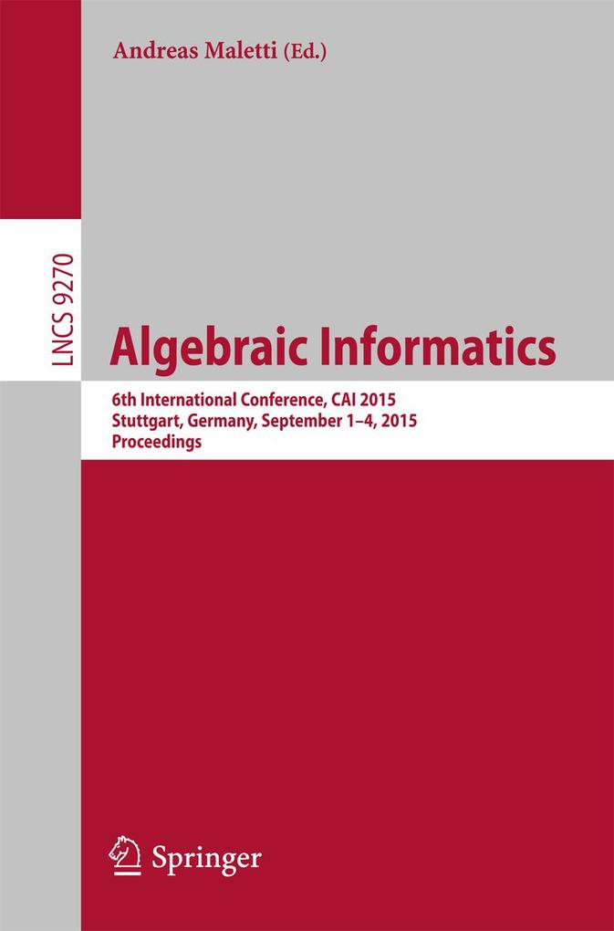 Produktbild: Algebraic Informatics