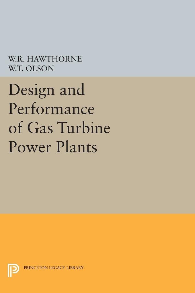 Produktbild: Design and Performance of Gas Turbine Power Plants