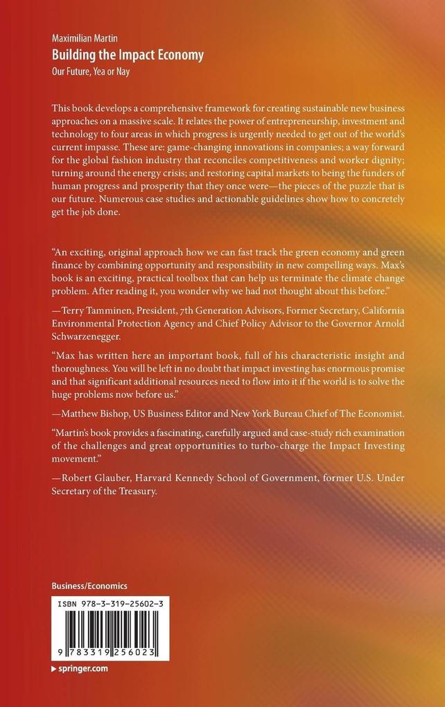 Weitere Ansicht: Building the Impact Economy | Maximilian Martin