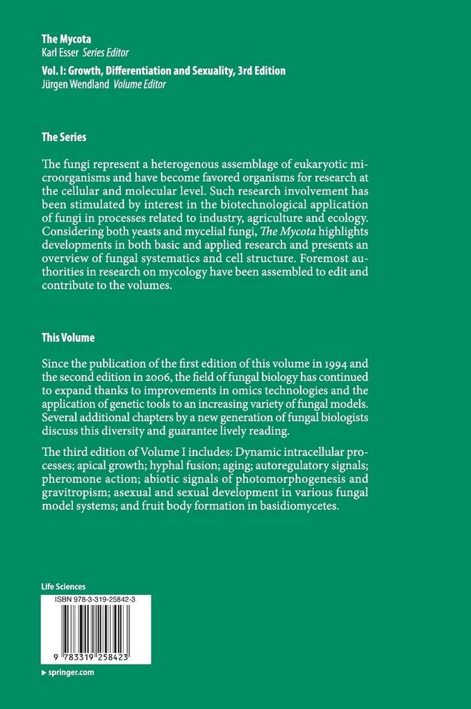 Weitere Ansicht: Growth, Differentiation and Sexuality