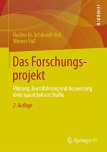 Produktbild: Das Forschungsprojekt | Nadine M. Schöneck, Werner Voß