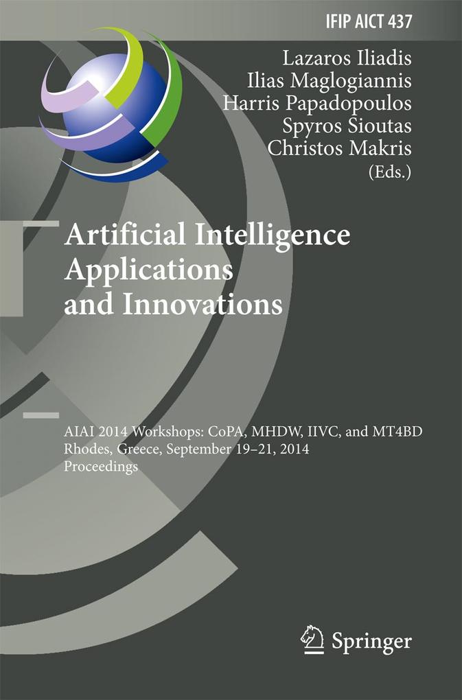 Produktbild: Artificial Intelligence Applications and Innovations