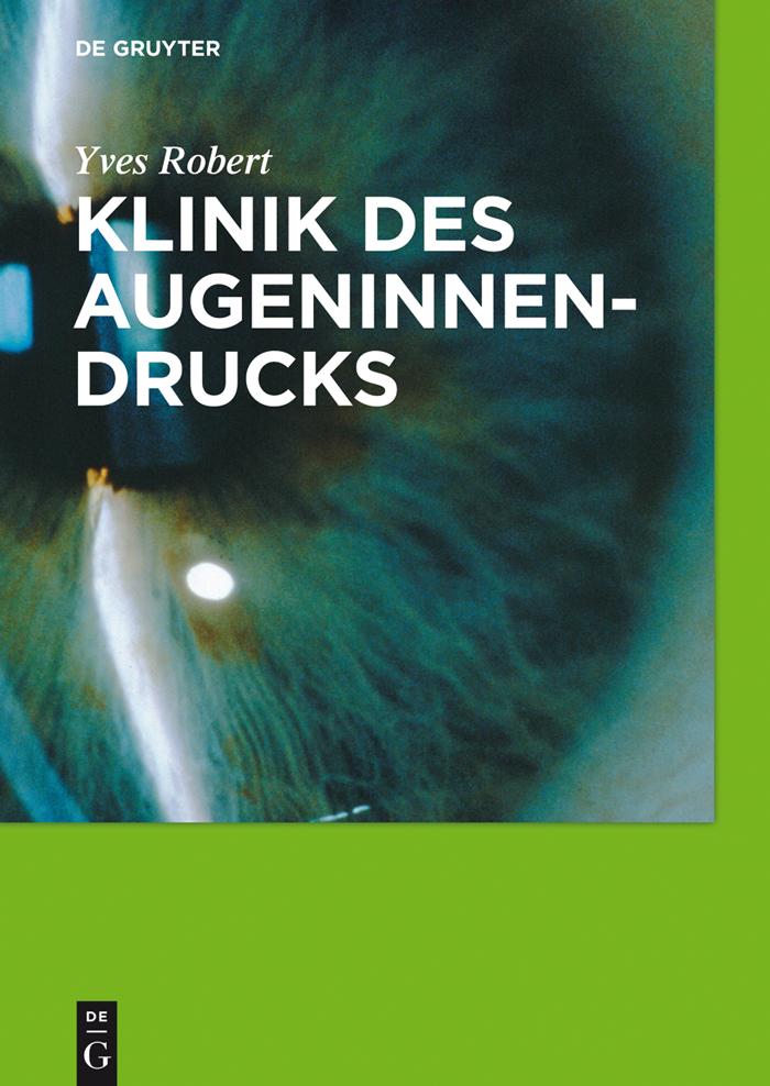 Produktbild: Klinik des Augeninnendrucks | Yves Robert