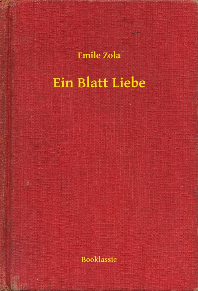 Produktbild: Ein Blatt Liebe | Emile Zola