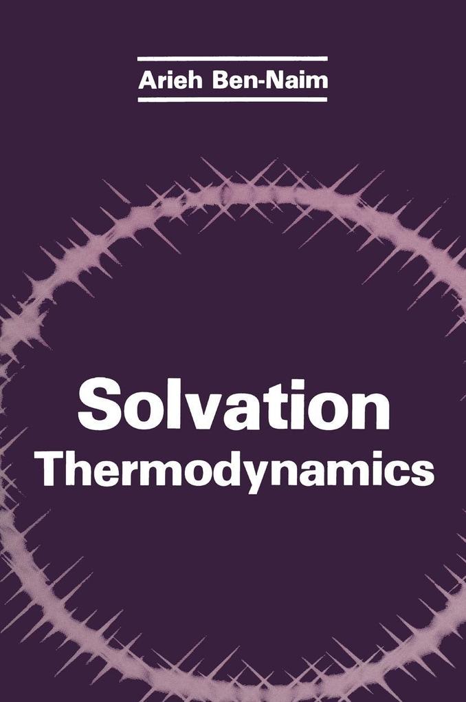 Produktbild: Solvation Thermodynamics | Arieh Y. Ben-Naim