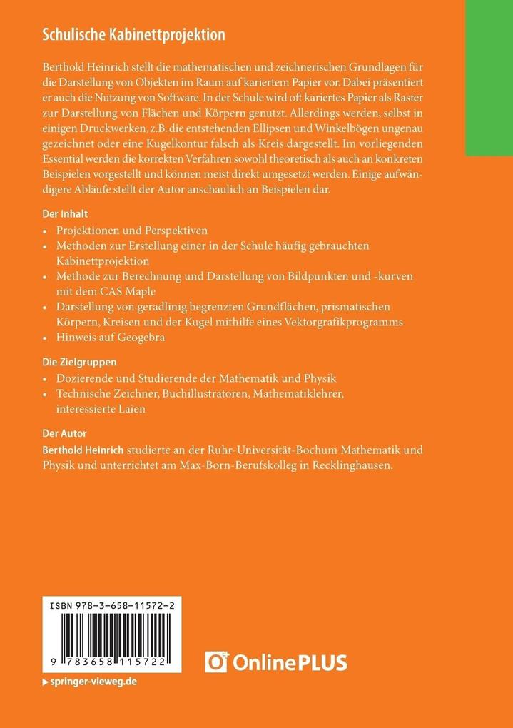 Weitere Ansicht: Schulische Kabinettprojektion | Berthold Heinrich