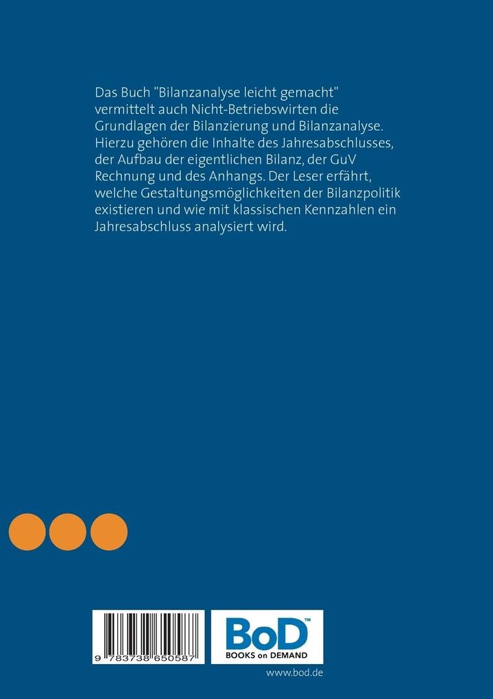 Weitere Ansicht: Bilanzanalyse leicht gemacht | Marcus Disselkamp