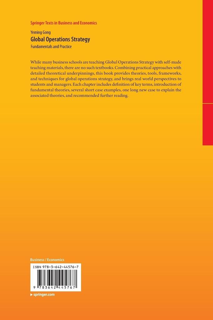 Weitere Ansicht: Global Operations Strategy | Yeming Gong
