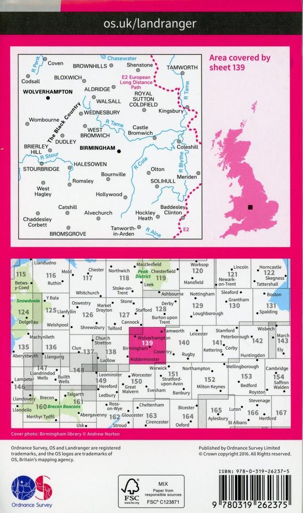 Weitere Ansicht: Birmingham & Wolverhampton | Ordnance Survey