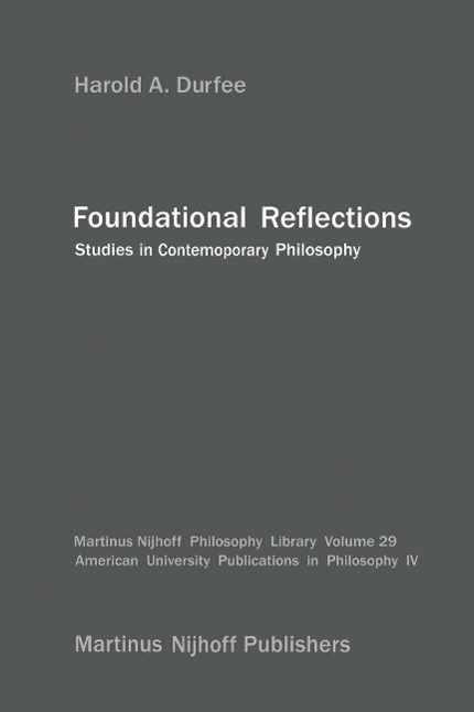 Produktbild: Foundational Reflections | H. A. Durfee