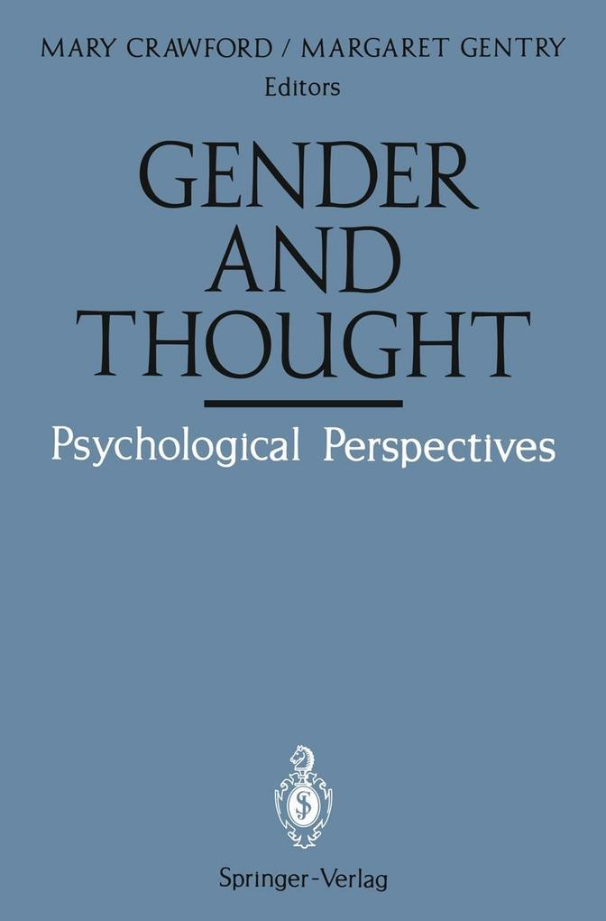 Produktbild: Gender and Thought: Psychological Perspectives