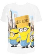 Minions - T-Shirt "New York" (White) - Größe XL