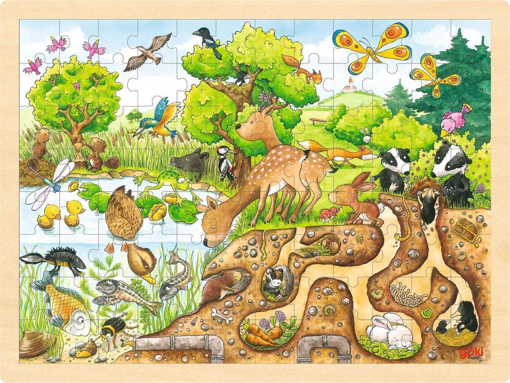 Produktbild: Einlegepuzzle Erlebnis Natur