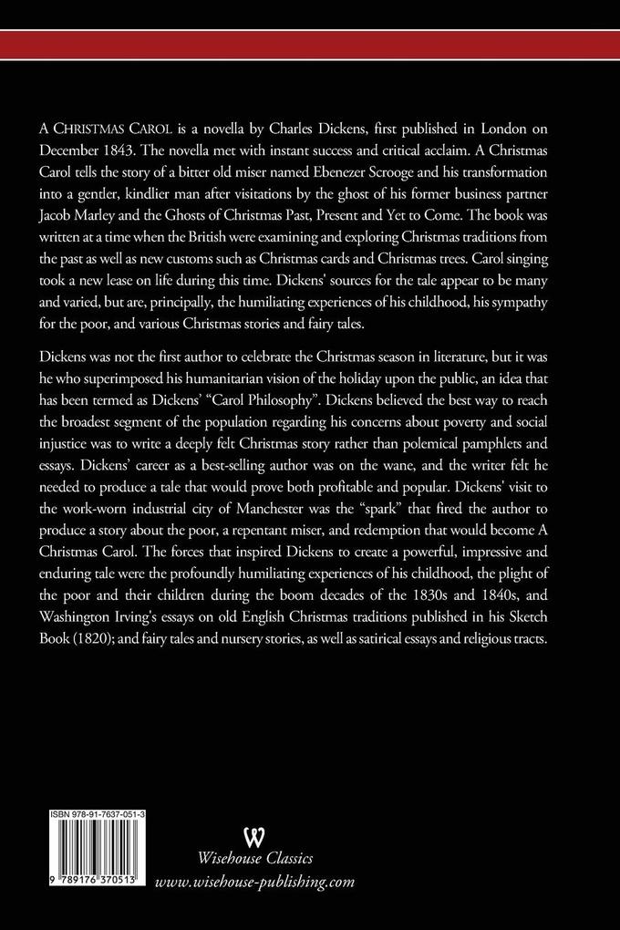 Weitere Ansicht: A Christmas Carol (Wisehouse Classics - with original illustrations) | Charles Dickens