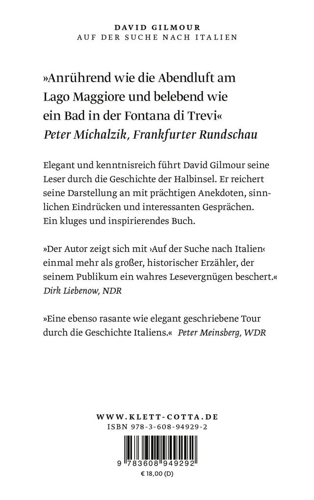 Weitere Ansicht: Auf der Suche nach Italien | David Gilmour