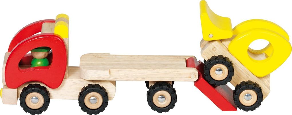 Weitere Ansicht: Tieflader mit Radlader