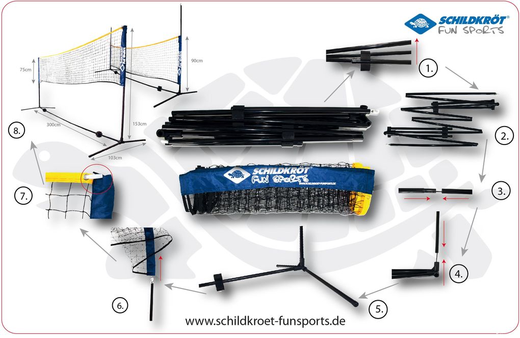 Weitere Ansicht: Schildkröt Funsport - Kombi Netz Set