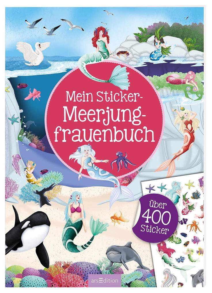 Produktbild: Mein Sticker-Meerjungfrauenbuch