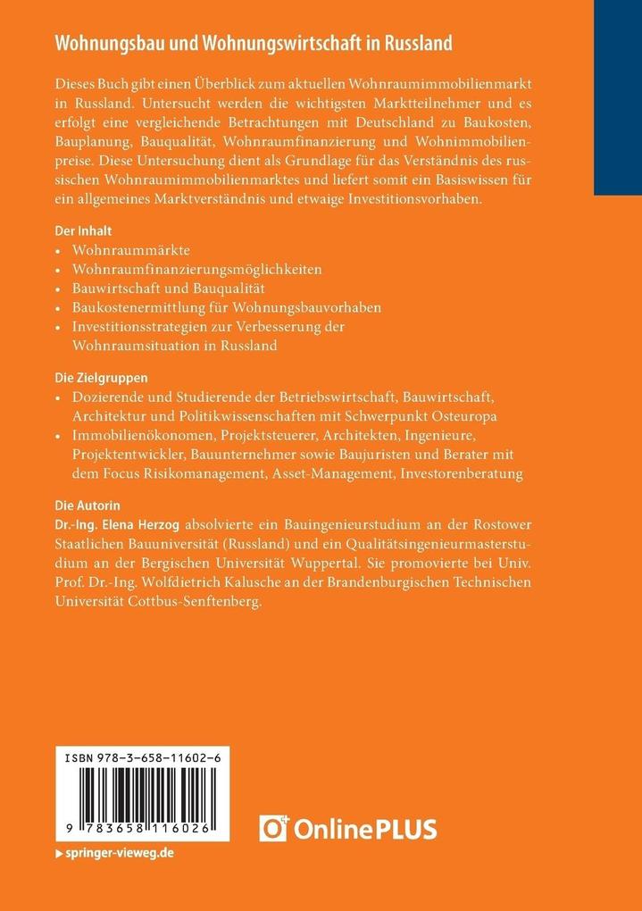 Weitere Ansicht: Wohnungsbau und Wohnungswirtschaft in Russland | Elena Herzog