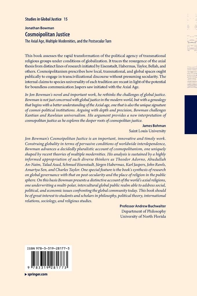 Weitere Ansicht: Cosmoipolitan Justice | Jonathan Bowman