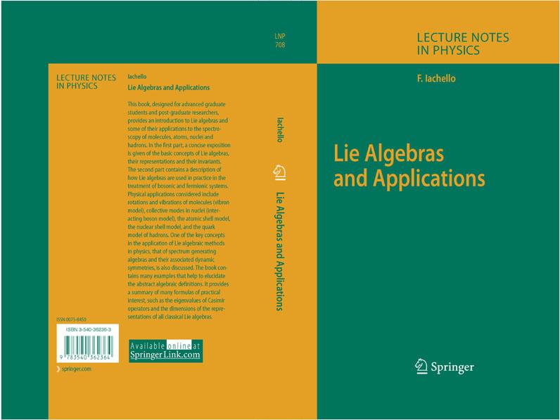 Produktbild: Lie Algebras and Applications | Francesco Iachello