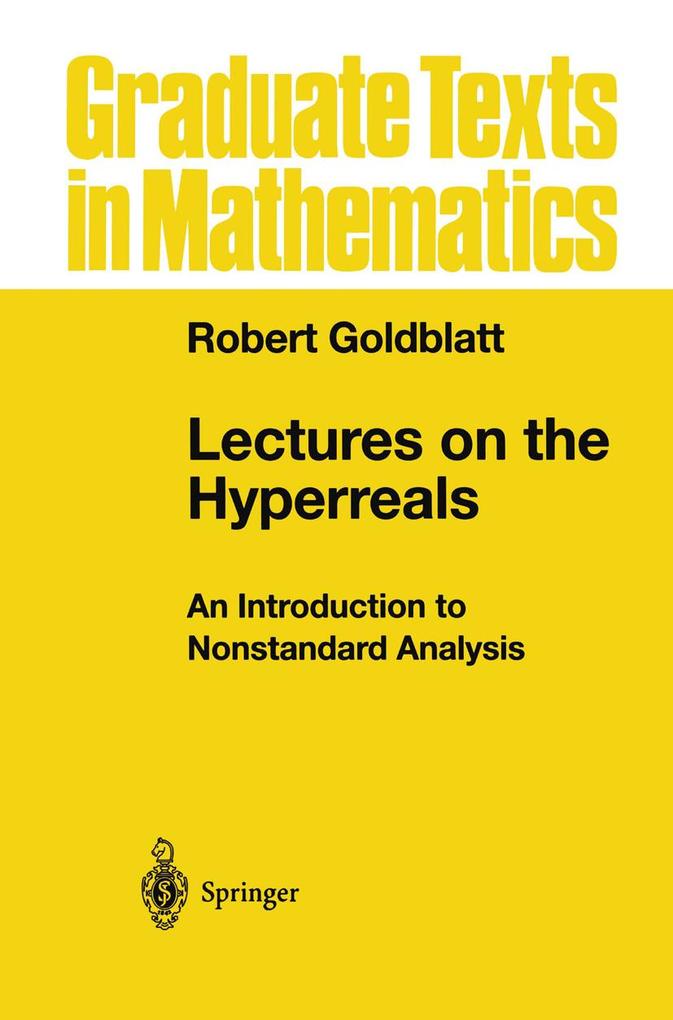 Produktbild: Lectures on the Hyperreals | Robert Goldblatt